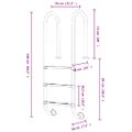 vidaXL Bazénový rebrík 54x38x158 cm 304 nehrdzavejúca oceľ