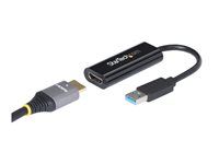 USB to HDMI Adapter (USB32HDES) - Kábel adaptéra - kompatibilný s TAA - USB typ A s pinmi (male) do HDMI so zdierkami (female) - 19 cm - čierna - podpora 1080p - pre P/N: HDDVIMM3, HDMM12, HDMM15, HDMM1MP, HDMM2MP, HDMM3, HDMM3MP, HDMM50A, HDMM6, HDPMM50