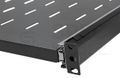 Polica do racku NEKU 1U 19" 450mm, výsuvná s úchytom, čierna Police do racku NEKU 1U 19" 450mm, výsuvná s úchytem, černá