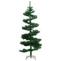 vidaXL Osvetlený špirálový vianočný stromček+stojan, zelený 180cm, PVC