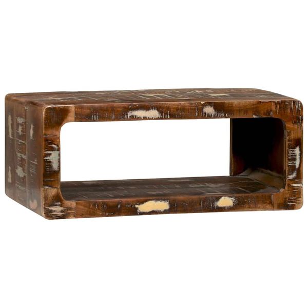 vidaXL TV skrinka Viacfarebný 60 x 30 x 25 cm Recyklovaný masív