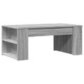 vidaXL Konferenčný stolík sivý dub sonoma 102x55x42cm kompozitné drevo
