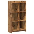 vidaXL Knižnica Staré drevo 59 x 30 x 111 cm Kompozitné drevo