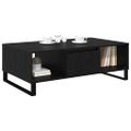 vidaXL Konferenčný stolík Čierny dub 104 x 60 x 35 cm Kompozitné drevo