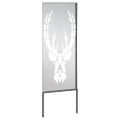 vidaXL Záhradná clona na súkromie Strieborná 50 x 140 cm