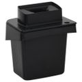 vidaXL Lakťová opierka do auta čierna 15x31,5x(35-51) cm ABS