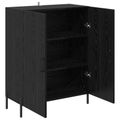 vidaXL Servírovacia skriňa Čierny dub 69,5 x 34 x 90 cm