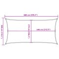 vidaXL Tieniaca plachta 160 g/m² žltá  3x6 m HDPE