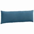 vidaXL Vankúše na pohovku 2 pcs Modrá 120 x 40 cm Kordúrová tkanina