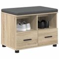 vidaXL Predsieňová lavica Sonoma dub 60 x 38 x 46 cm