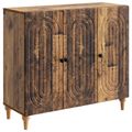 vidaXL Servírovacia skriňa Staré drevo 89 x 34,5 x 80 cm