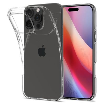 Puzdro Spigen Liquid Crystal pre iPhone 16 Pro 6,3" kryštálovo číre