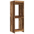 vidaXL Kabinet na práčku s úložiskom Staré drevo 67,5 x 68 x 200 cm