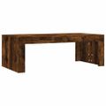 vidaXL Konferenčný stolík dymový dub 102x50x36 cm kompozitné drevo