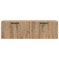 vidaXL Nástenná TV skrinka 98 x 31 x 30 cm Dub artisan