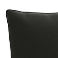 vidaXL 4-dielne vankúše na chrbát PUTTEN 4 pcs 100% polyester Čierna