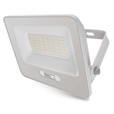 LED reflektor GLARO 30W, biely, IP65, 3000 lm, neutrálna biela