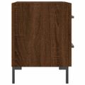 vidaXL Nočný stolík hnedý dub 40x35x47,5 cm kompozitné drevo