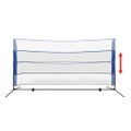 vidaXL Bedmintonová sada siete a košíkov, 300x155 cm