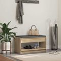 vidaXL Predsieňová lavica Sonoma dub 83 x 38 x 45 cm