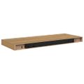 vidaXL Stenná polica Nástenná montáž 2 ks Hnedá 60 x 23,5 x 3,8 cm