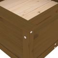 vidaXL Záhradný kvetináč medovohnedý 82,5x82,5x39 cm borovicový masív