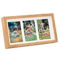 vidaXL 3D fotorámiky 5 ks dub 18x35 cm na 3 obrázky (10x15 cm)