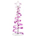 vidaXL LED vianočný stromček s ozdobami 100 LED teplá biela 150 cm