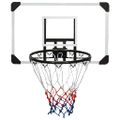 vidaXL Basketbalová doska priehľadná 71x45x2,5 cm polykarbonát