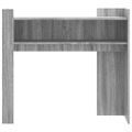 vidaXL Konzolový stolík sivý sonoma 100x35x90 cm kompozitné drevo