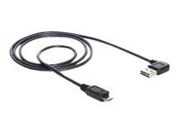 Kábel EASY-USB 2.0 Type-A samec zahnutý ľavý