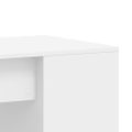 vidaXL Stôl biely 102x50x75 cm kompozitné drevo