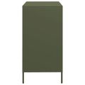 vidaXL Komoda olivovozelená 68x39x73,5 cm oceľ valcovaná za studena