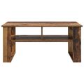 vidaXL Konferenčný stolík Staré drevo 96 x 54 x 44 cm Kompozitné drevo