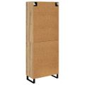 vidaXL Highboard 2 ks Remeselný dub 69,5 x 34 x 180 cm