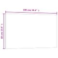 vidaXL Nástenná magnetická tabuľa čierna 100x60 cm tvrdené sklo