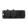 ORNO OR-AE-13165 zásuvka odolná gumičkou, 2x 230V, IP44