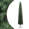 vidaXL Úzky vianočný stromček so stojanom 270 cm PVC