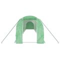 vidaXL Fóliovník s oceľovým rámom zelený 24 m² 12x2x2 m
