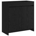 vidaXL Skriňa pod umývadlo do kúpeľne Čierny dub 78,5 x 37,5 x 81 cm