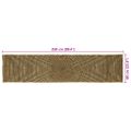 vidaXL Koberec do oblasti Čierna 60 x 250 cm Juta