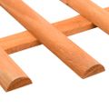vidaXL Obruba trávnika 10 ks jedľové drevo 4,4 m