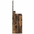 vidaXL Toaletný stolík Dymová dub 50 x 41 x 135 cm Kompozitné drevo