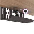 vidaXL Úložný box na káble pod stôl 2 ks Čierna 35 x 12 x 13 cm Oceľ