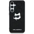 Puzdro Karl Lagerfeld HC PU Monogram Choupette Head pre Samsung Galaxy S25 čierne
