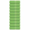 vidaXL Utierky na umývanie FROGN 10 ks jablkovo zelené 30x30 cm 360 g/m²
