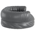 vidaXL Ergonomický penový matrac pre psa sivý 60x42 cm umelá koža