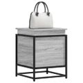 vidaXL Úložný box s vekom sivá sonoma 40x40x51,5 cm kompozitné drevo