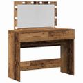 vidaXL Toaletný stolík Staré drevo 100 x 40 x 120 cm Kompozitné drevo