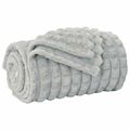 vidaXL Prikrývky na hodenie 6 ks Sivá 270 x 240 cm 9.93 kg Flís